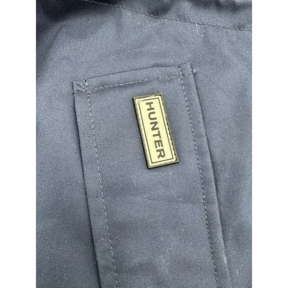 Hunter Women's Water-Resistant Cotton Smock Jacket, Blue (Navy), Size XS - Picture 5 of 5